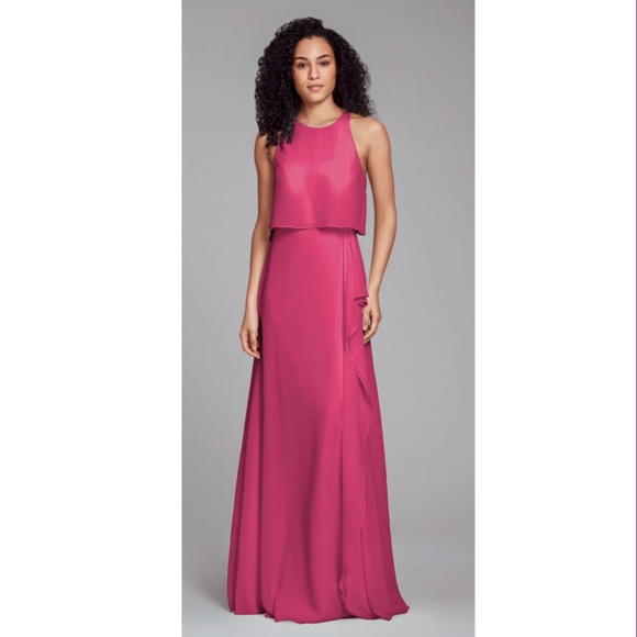 Hayley Paige Occasions Dresses & Skirts - 🆕 Hayley Paige Azalea Pink Bridesmaid Dress 5850